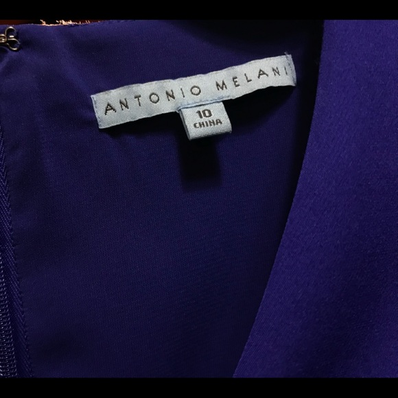 Antonio Melani Dressy royal blue cocktail dress - Picture 2 of 7